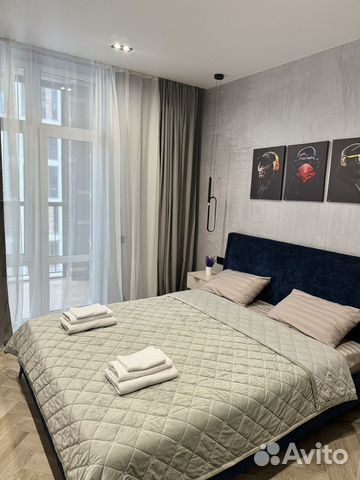 

1-к. квартира, 41 м², 2 кровати