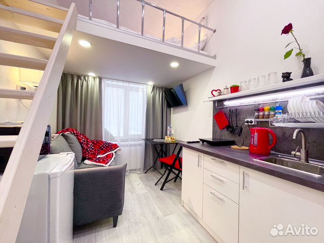 

Квартира-студия, 13 м², 2 кровати