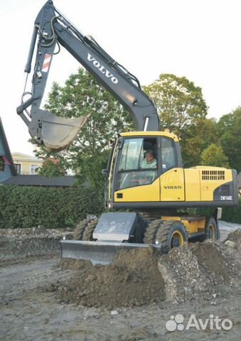 Аренда колесного экскаватора volvo EW160C Аренда колесного экскаватора volvo EW160C