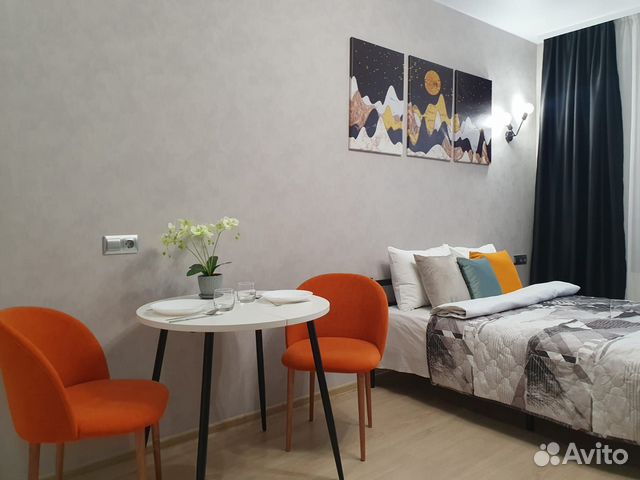 

Квартира-студия, 29 м², 2 кровати