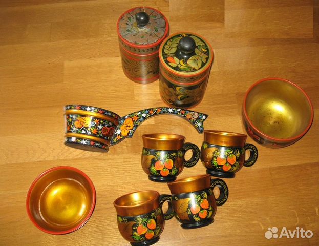 Хохлома, Туески из бересты Хохлома, Туески из бересты