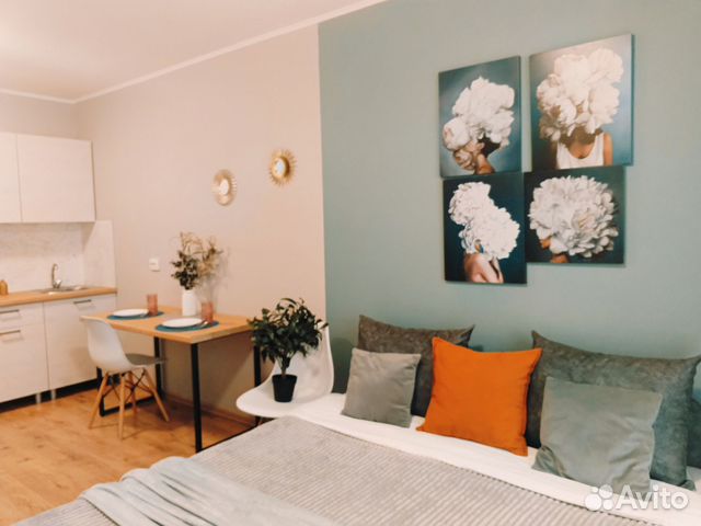 

Квартира-студия, 23 м², 2 кровати