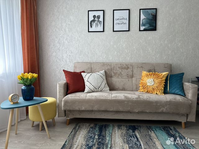 

1-к. квартира, 38 м², 2 кровати
