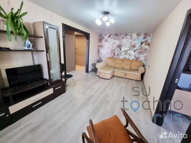 

2-к. квартира, 45 м², 3 кровати