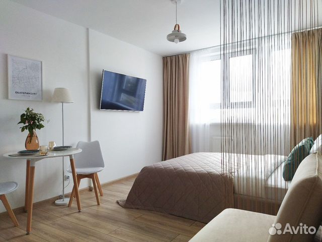 

Квартира-студия, 23 м², 2 кровати