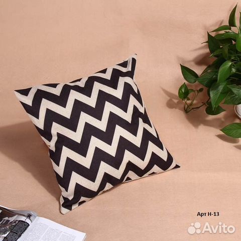 Наволочка декоративная. Лён +хлопок