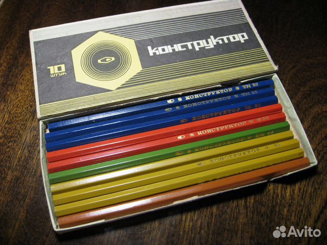 Набор чертежных карандашей Набор чертежных карандашей
