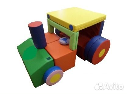 Мягкий игровой модуль Трактор 13 элементов Мягкий игровой модуль Трактор 13 элементов