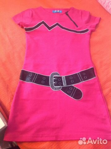 Платье трикотажное с водолазочкой, юбка мини