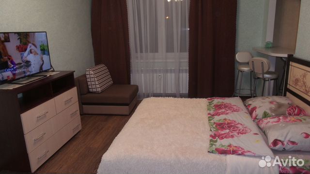 

1-к. квартира, 44 м², 2 кровати
