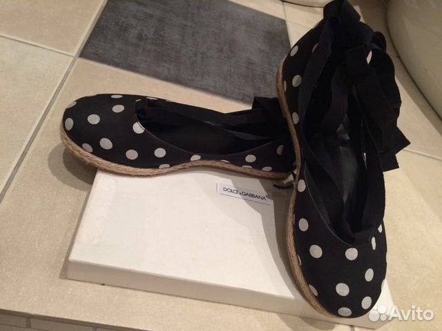 Новые туфли эспадрильи Dolce Gabbana (оригинал)