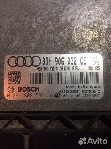 Audi Q7 3.6 Блок управления двигателем 03H906032CE
