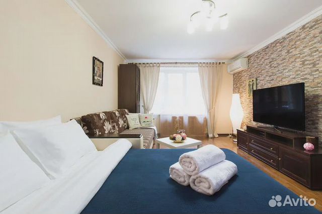 

1-к. квартира, 37 м², 2 кровати