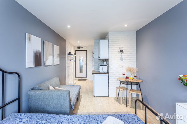 

Квартира-студия, 20 м², 2 кровати