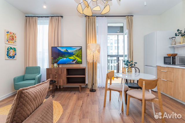 

2-к. квартира, 42 м², 2 кровати