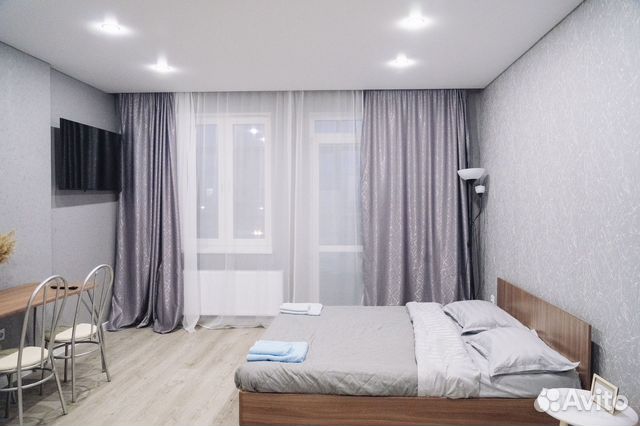 

Квартира-студия, 30 м², 1 кровать