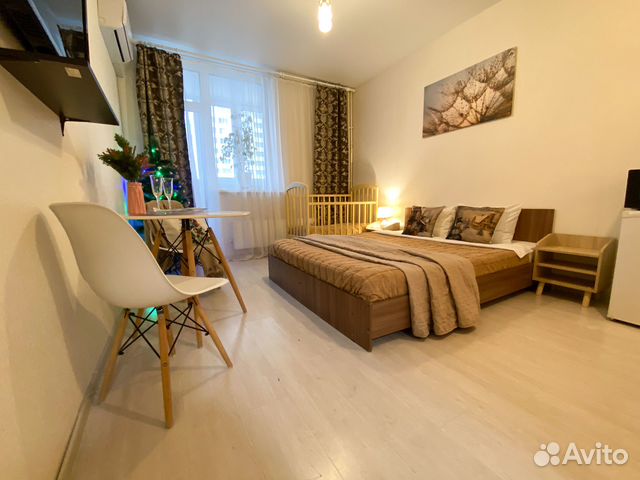 

Квартира-студия, 30 м², 1 кровать