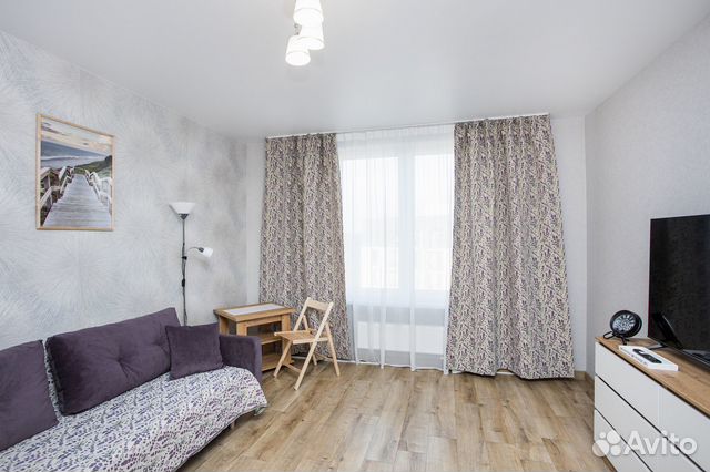 

1-к. квартира, 42 м², 2 кровати