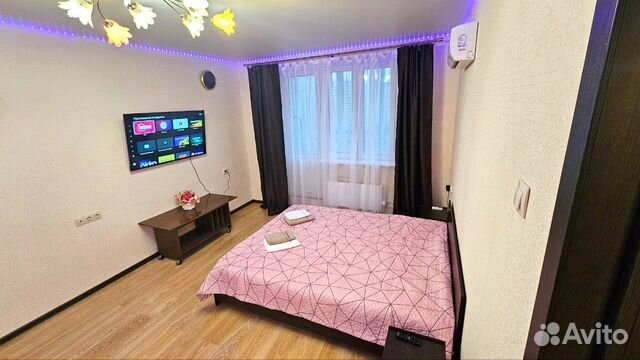 

1-к. квартира, 37,6 м², 2 кровати