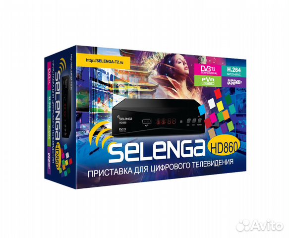 Приставка для цифрового телевидения Selenga HD860