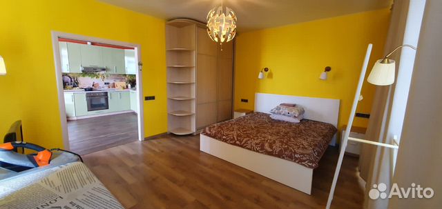 

1-к. квартира, 42 м², 2 кровати