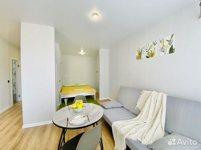 

Квартира-студия, 35 м², 3 кровати