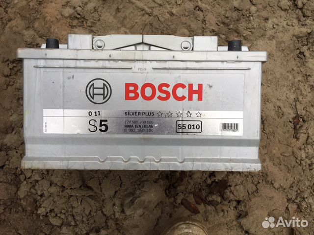 Аккумуляр bosch -85ah,800A