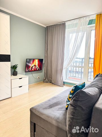 

1-к. квартира, 37 м², 2 кровати