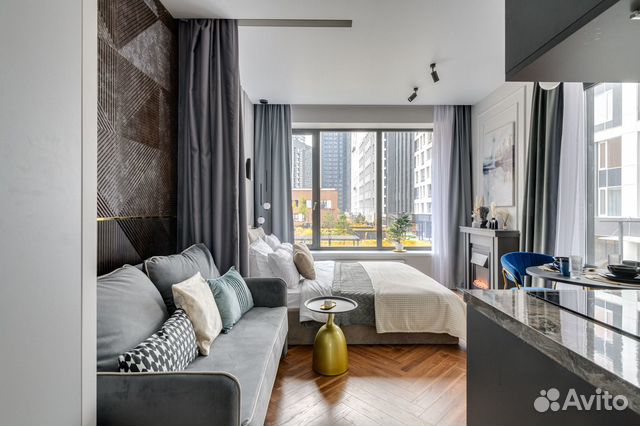 

Квартира-студия, 25 м², 2 кровати