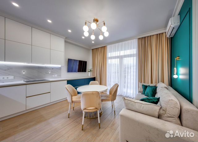 

1-к. квартира, 42 м², 2 кровати
