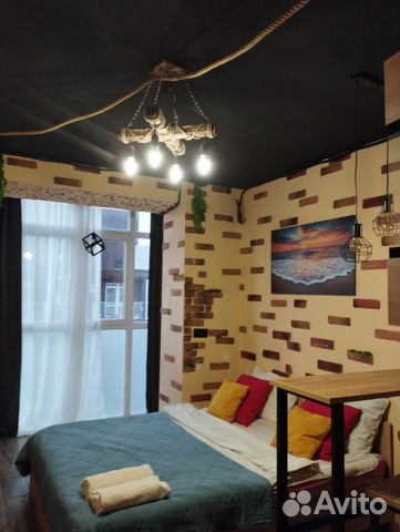 

Квартира-студия, 23 м², 2 кровати