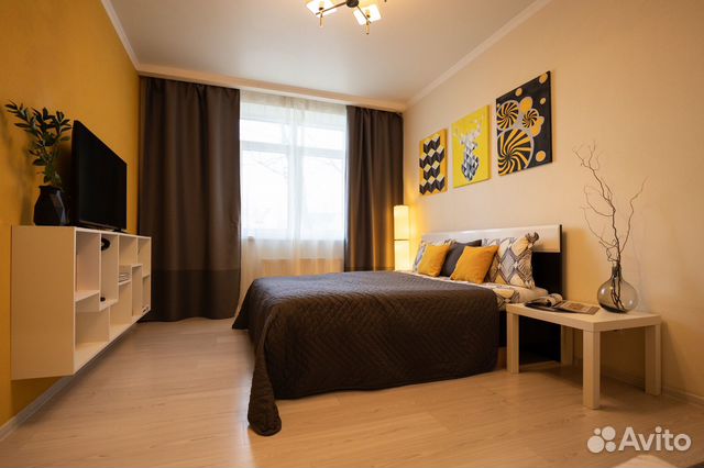 

1-к. квартира, 45 м², 3 кровати