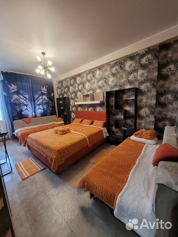 

1-к. квартира, 40 м², 3 кровати