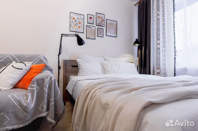 

1-к. квартира, 30 м², 3 кровати