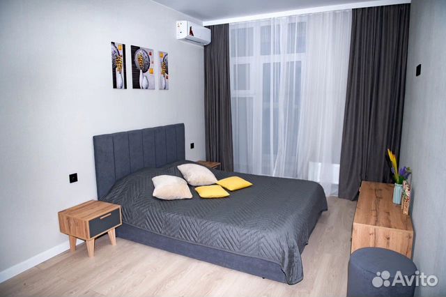 

1-к. квартира, 42 м², 2 кровати