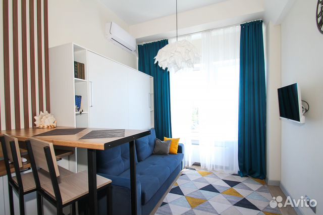 

Квартира-студия, 24 м², 2 кровати