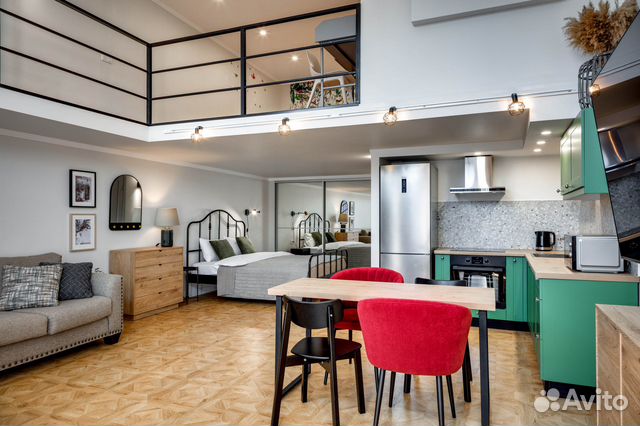 

Квартира-студия, 68 м², 3 кровати