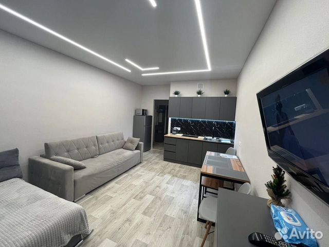 

Квартира-студия, 27 м², 2 кровати