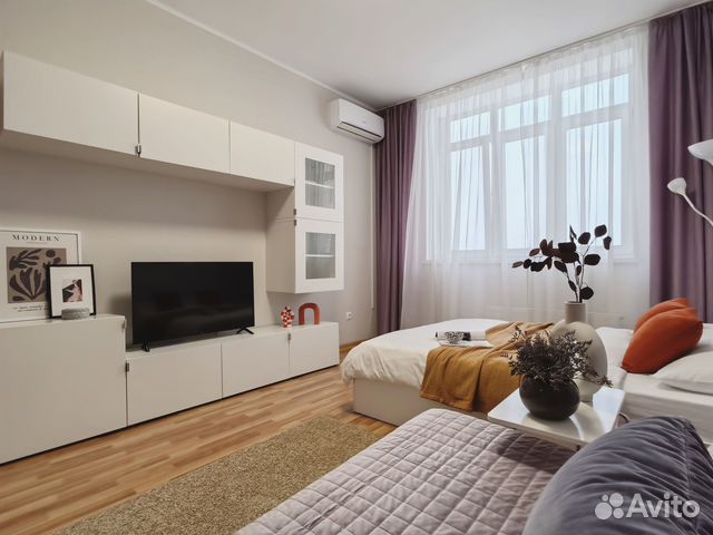 

1-к. квартира, 51 м², 2 кровати