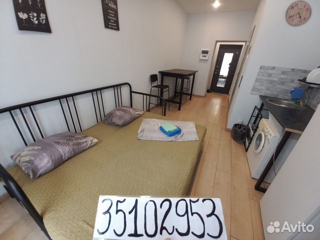 

Квартира-студия, 17 м², 2 кровати