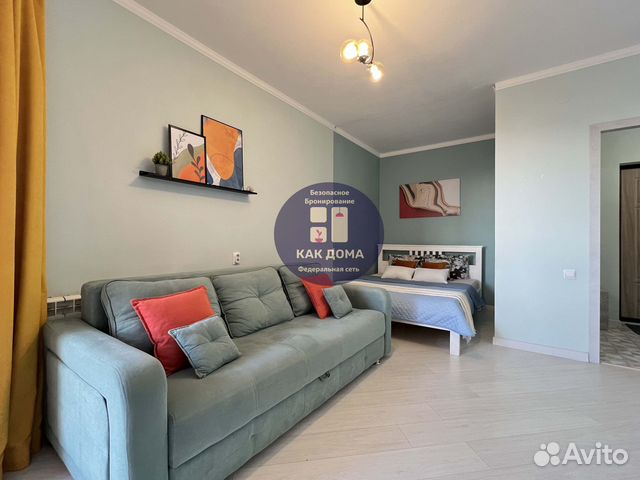 

Квартира-студия, 35 м², 2 кровати