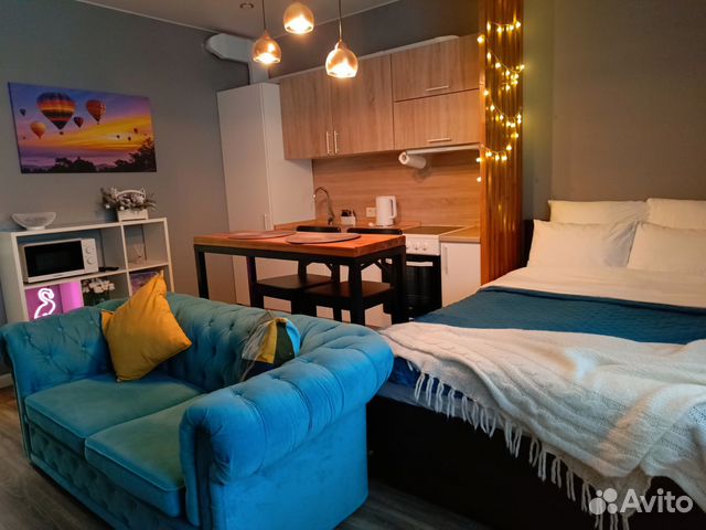 

Квартира-студия, 28 м², 1 кровать