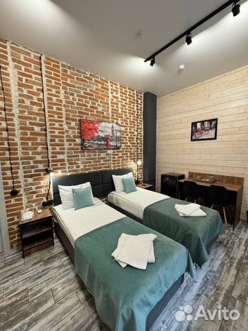 

Квартира-студия, 20 м², 2 кровати