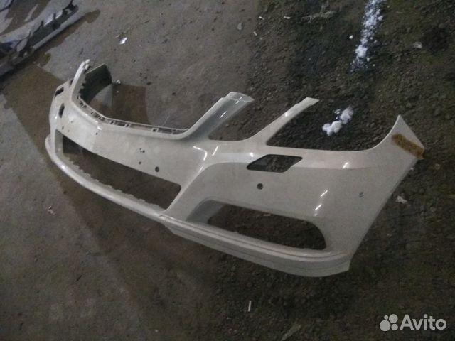 Mercedes E 212 бампер дорестайл обычный белый
