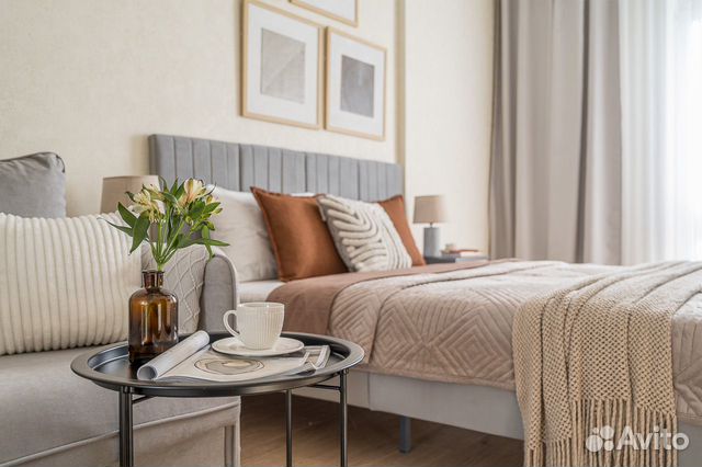 

1-к. квартира, 35 м², 2 кровати