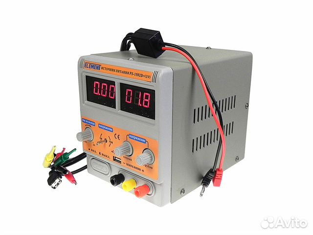 Лабораторные блоки питания element 1502D+ новые