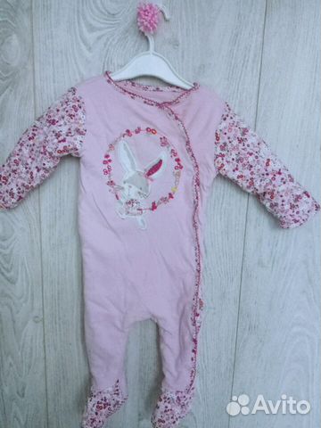 Комбинезон зайчик утепленный(mothercare)