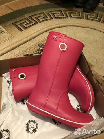 Сапоги резиновые Crocs женские