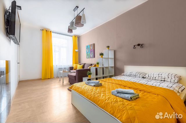 

1-к. квартира, 36 м², 2 кровати