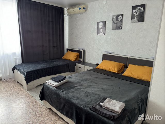 

1-к. квартира, 40 м², 2 кровати
